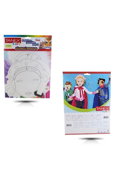 Tanex Măști distractive pentru fete - (3 bucăți)