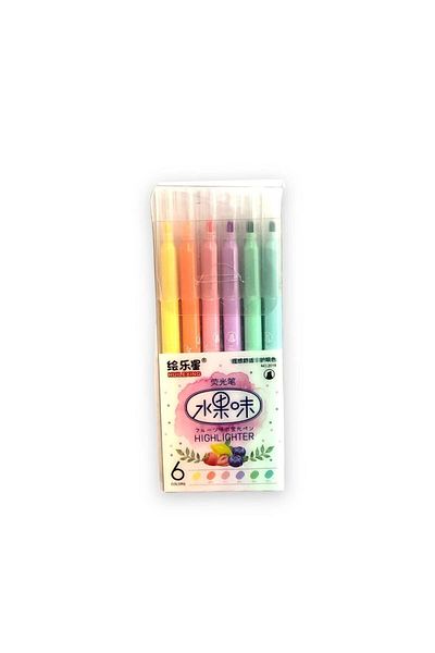 Maxx Fruity Highlighter Marking Pen 6 Colors