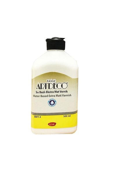 Artdeco Water Based Extra Matte Varnish 500 Ml.