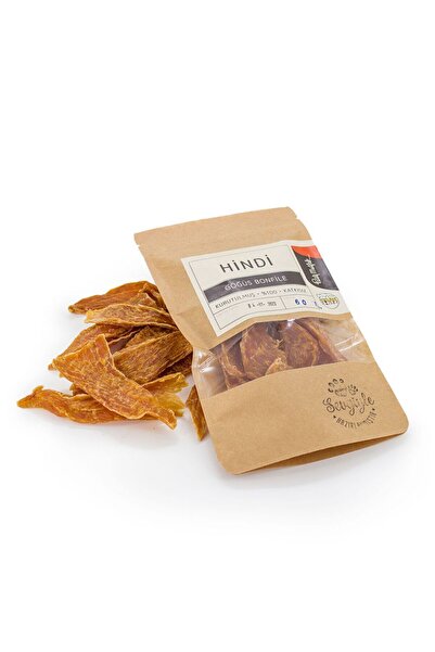 Patili Mutfak Kurutulmuş Hindi Göğüs Bonfile – %100 Doğal, Katkısız, Koruyucusuz Ödül Maması - 60 Gr.