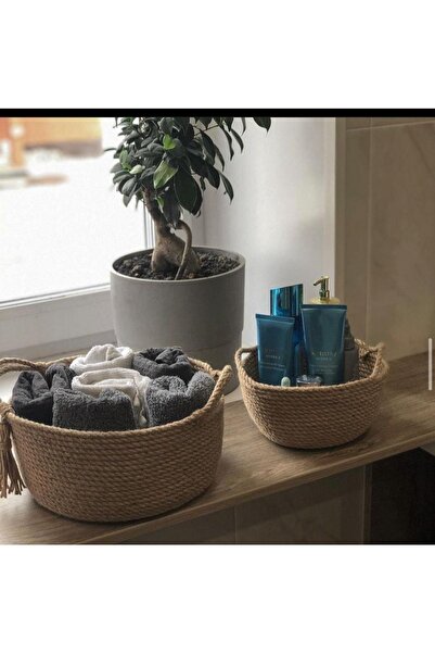 SILA Hasır Banyo Sepeti 2'li Set