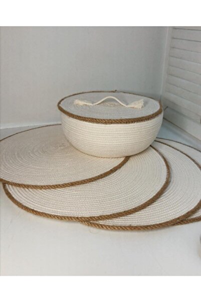 Foksan Deri Supla American Placemat Wicker Charger مجموعة 4 قطع Supla