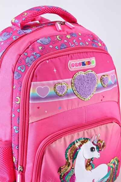 ÇÇS Παιδική σχολική τσάντα για παιδιά με μοτίβο Unicorn