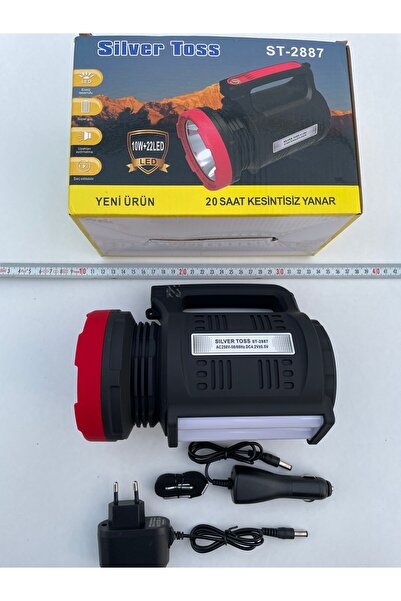 Genel Markalar SİLVER TOSS 10w 22led Av-balık-kamp Araç Şarjlı El Feneri (ST-...
