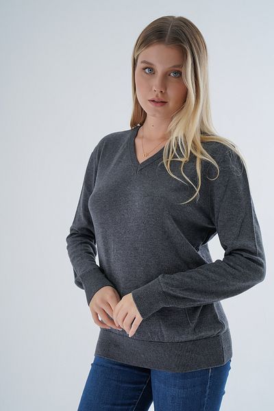 Trist Star V-neck Knitwear Sweater - 100% Organic Cotton Trist-6102