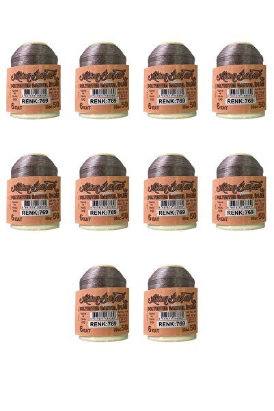 Altınbaşak 10 Pieces 20Gr Polyester Lace Thread
