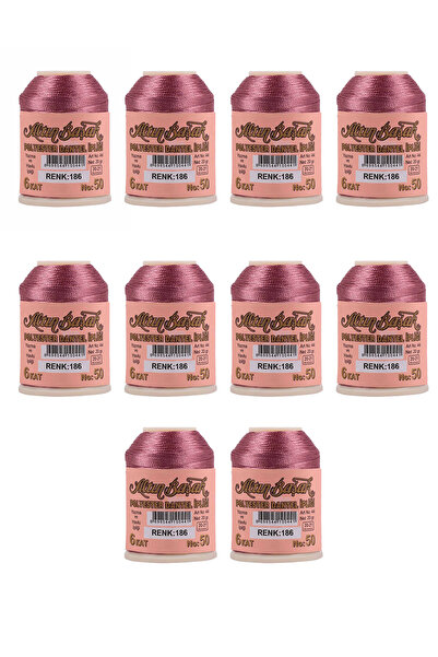 Altınbaşak 10 Pieces 20Gr Polyester Lace Thread