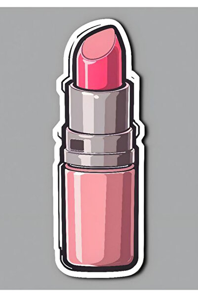 MegaSticker Pembe Ruj sticker Araba, Motorsiklet, Kask, Laptop,cam Sticker 13...