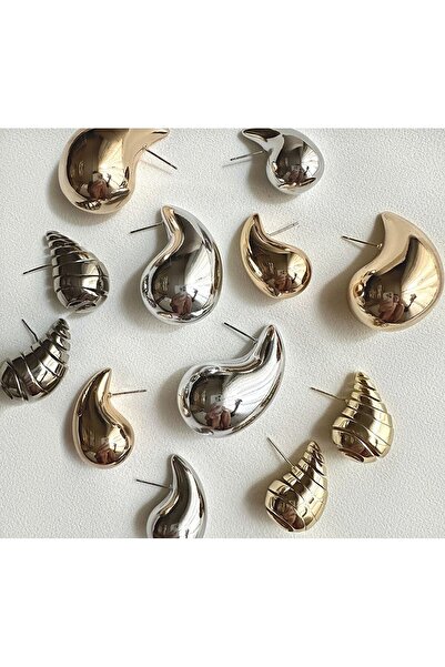 Only Vogue 2 Yıl Garanti Belgeli Çelik Büyük Boy Hande Erçel  Model Küpe