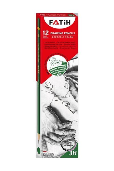 Fatih 3h Graduated Pencil - Pack of 12