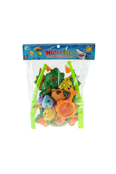 Erzi Oyuncak Balık Tutma Oyunu Dinazorlu Mıknatıslı 13 Parça