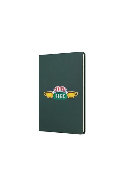 Mabbels Friends Central Perk Hard Cover Boutique Notebook Green Striped
