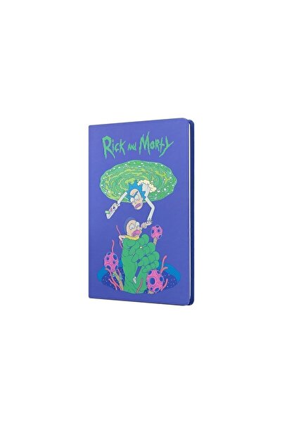Mabbels Rick And Morty Sert Kapak Butik Defter Mor Çizgisiz 80 Yaprak