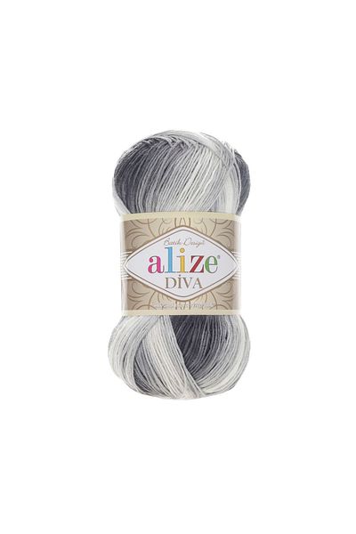 Alize Diva Batik 1900 100% Microfiber Acrylic (100gr 350m) Μονόκλινο 17 διαφορετικές επιλογές χρώματος Tie Dye