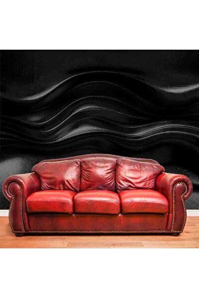 dreamwall 3 Boyutlu Geometrik Dalga Desenli Isı Ve Ses Yalıtımlı Sağlıklı Tek...