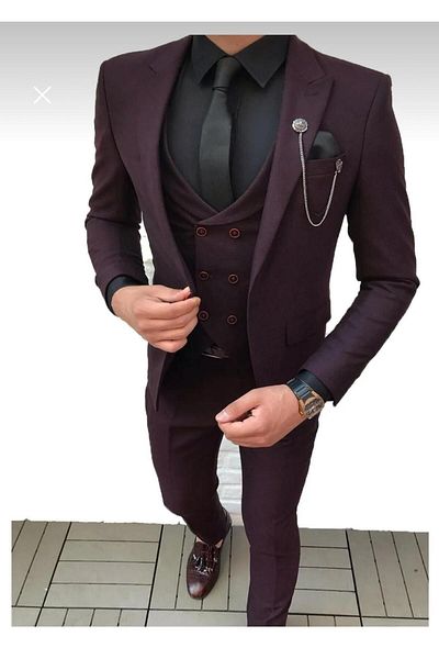 MASSARO Slimfit Vest Suit
