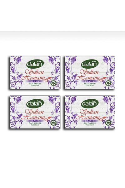 Dalan Sultan Bath Classic Pure White Soap 4 X 125 Gr 4 Pieces