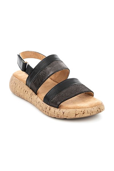 Hush Puppies ليت ( 624210 ) - صندل نسائي قابل للتعديل بنعل تشريحي وشريط فيلكرو