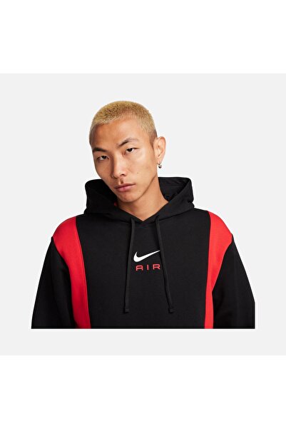 Nike Sportswear Swoosh Air Graphic Fleece Pullover Hoodie Erkek Sweatshirt