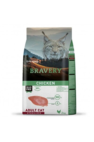 Bravery Bravery Chicken Sterilized Adult Dry Cat Food - 2 kg