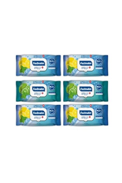 Freshmaker Antibakteriyel Islak Mendil 72 Li X 6 Adet 432 Yaprak
