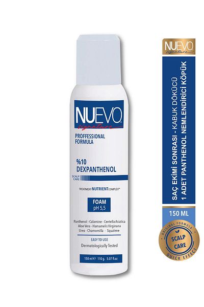 Nuevo Signature 10% Panthenol Foam After Hair Transplant 150 ml