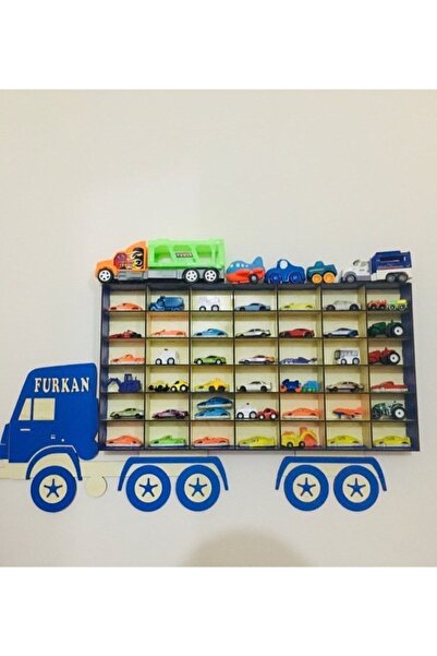 ERSOY HOME 42 Araçlık Ahşap Tır Duvar Araba Rafı