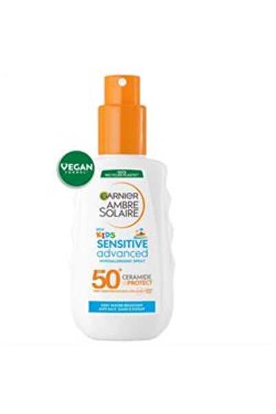 Baby Garnier Ambre Solaire Sensitive Advanced Çocuk Güneş Koruyucu Sprey Spf5...