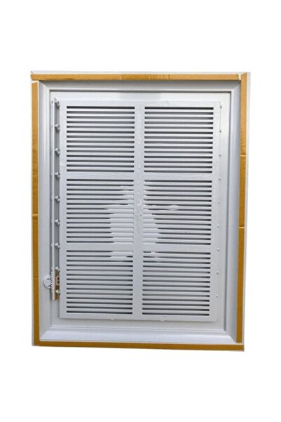 MADE Panjurmatix Beyaz Plastik Menfez Banyo Wc Havalandırma Menfezi 25x45 Cm