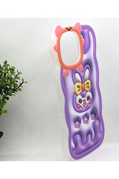 Tezcan Aksesuar İPHONE 13 PROMAX Uyumlu Desenli Darbeye Karşı Dayanıklı Kenarları Şekilli Telefon Kılıfı