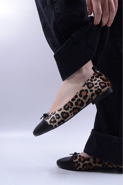 Sister in Love Balerini cu model leopard Abelia