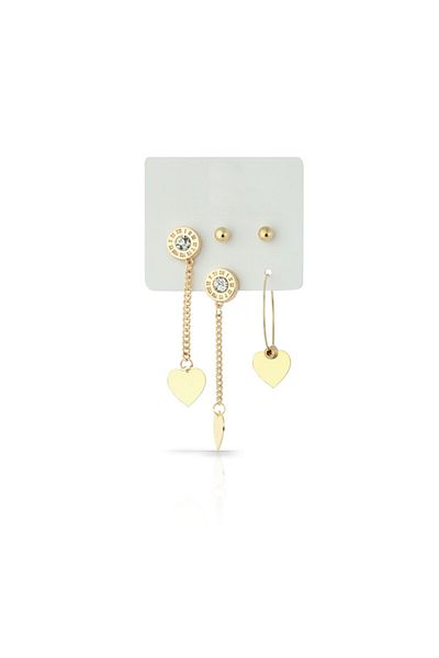 Forentina Roman Numeral Earring Set Men - Ps 145600 En