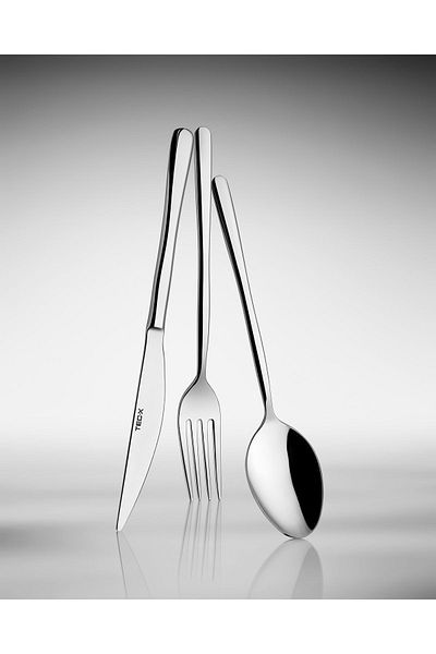 TEC-X Carla 89 Piece Fork Spoon Knife Set & Milk Jug Gift