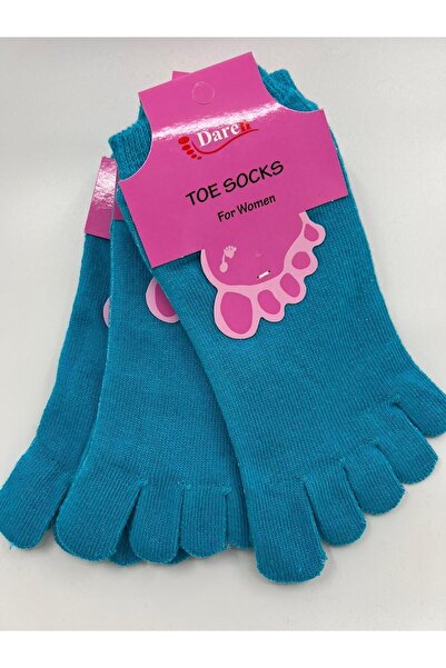 Daren 3Lü Parmaklı Patik Çorap