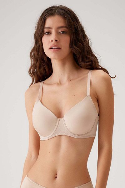 Pierre Cardin 2'li Οικονομικό Πακέτο Ten 6224-2 Barcelona Unbuttressed Gathering Micro σουτιέν (με επιλογή D Cup)