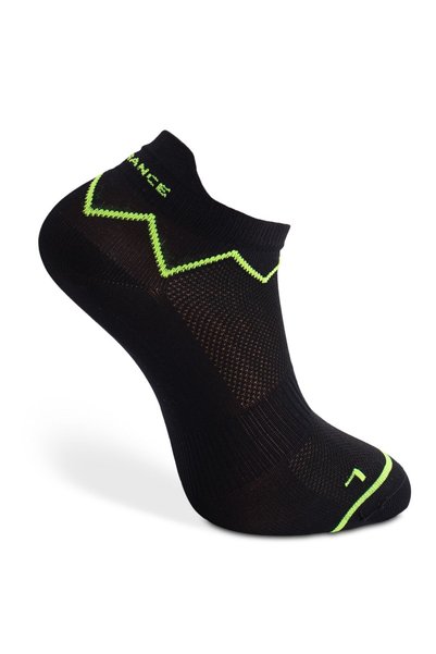 VİE ENDURANCE Unisex Siyah Koşu Çorabı