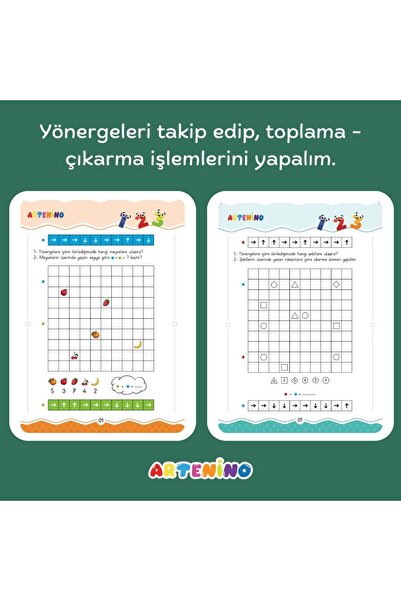 Artenino 6+YAŞ DİKKAT ODAKLI KODLAMA SETİ- TOPLAMA - ÇIKARMA İŞLEMİ