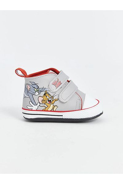 LC Waikiki Tom and Jerry Printed Lcw Steps Baby Boy Walking Shoes
