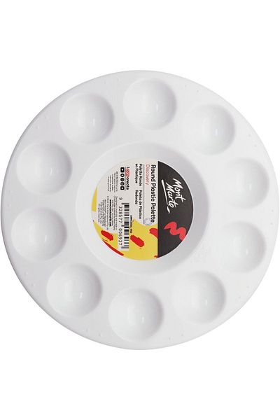 Mont Marte Discovery 17cm MM Στρογγυλή Πλαστική Παλέτα