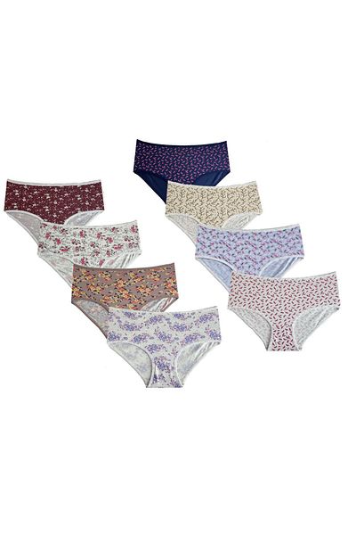 daniella Women's Plus Size 8-Piece Panties