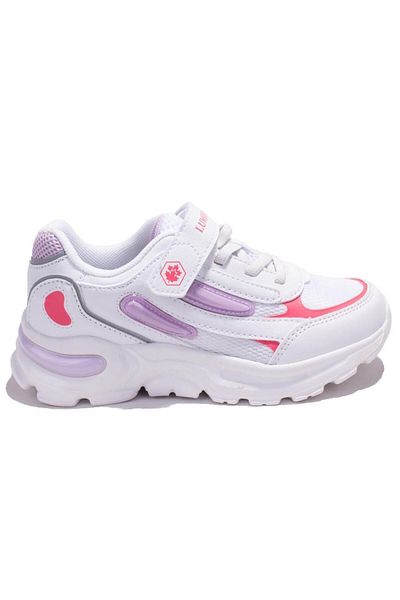 lumberjack Narına White - Pantofi sport ortopedici pentru fete