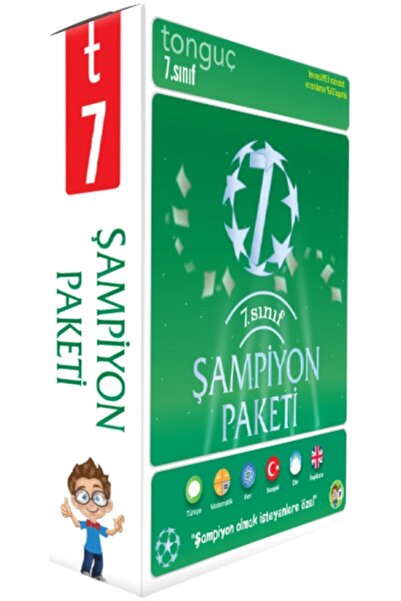 Tonguç Yayınları 7. Sınıf Şampiyon Paketi Zoru Bankası Dinamo Tüm Dersler Ful...