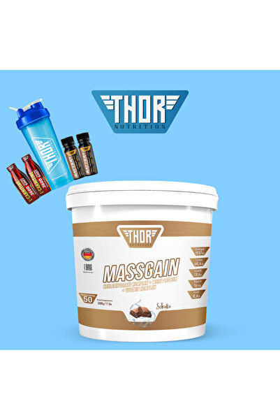THOR NUTRITION 5 Kg Massgainer 50 Servis Çikolata Aromalı +5 Hediye (formulat...
