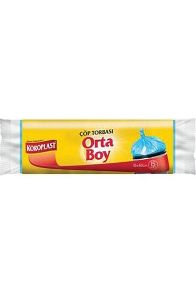 Koroplast Medium Size Garbage Bag 15 Pieces X 3 Pieces