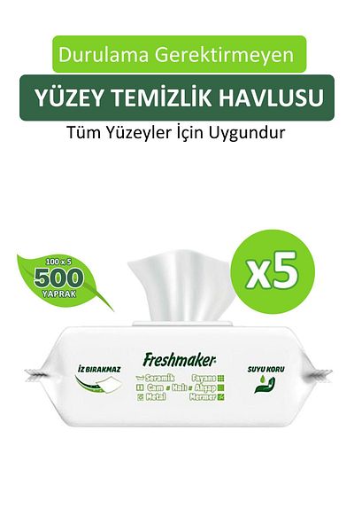 Freshmaker Surface Cleaning Towels 500pcs