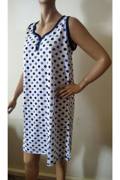 Flamingo Polka Dot Printed Nightgown