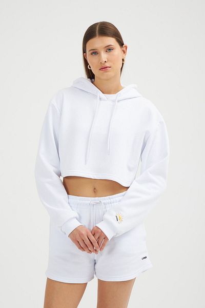 Looker Club Women's Crop Hooded Sweatshirts - Hoodie 2024523