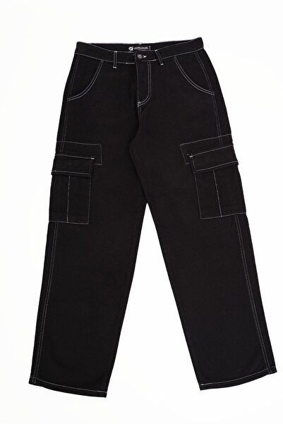 DİFRANSEL Double Cepp Detaylı Kargo Erkek Baggy Pantolon