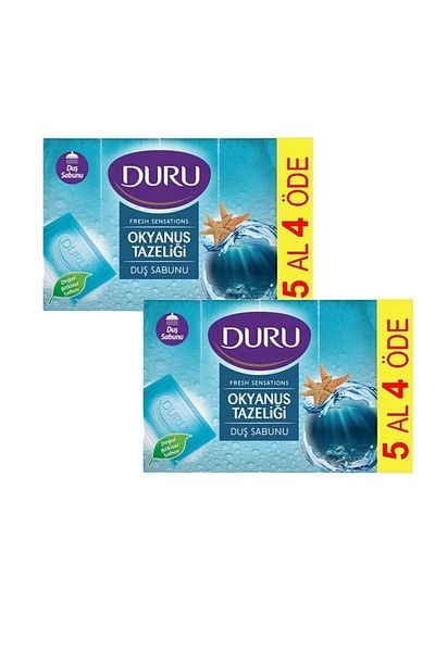 Duru Shower Soap Ocean 5x150 gr 750 gr X 2 Pieces