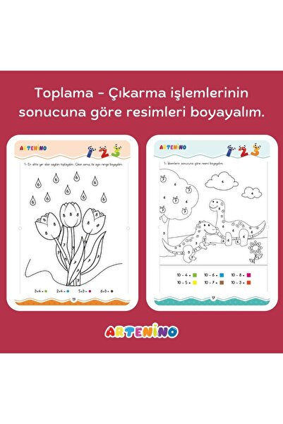Artenino 6+YAŞ DİKKAT ODAKLI KODLAMA SETİ- TOPLAMA - ÇIKARMA İŞLEMİ
